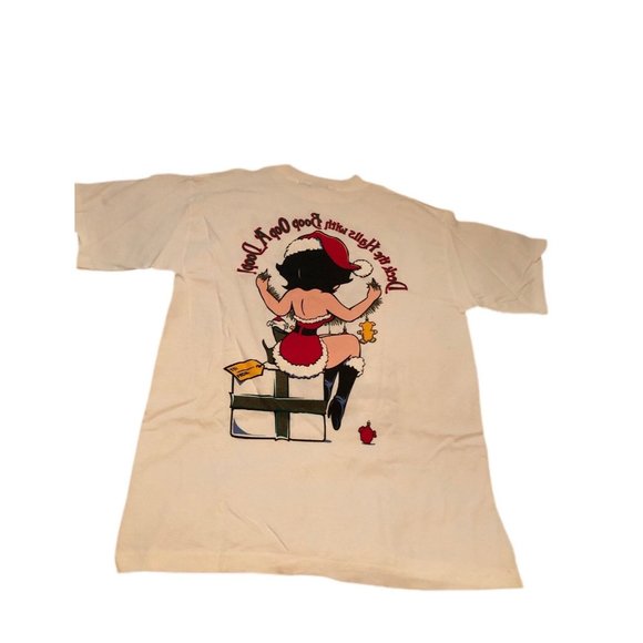vintage 90s Betty Boop Christmas shirt single stitch size L - Picture 2 of 9